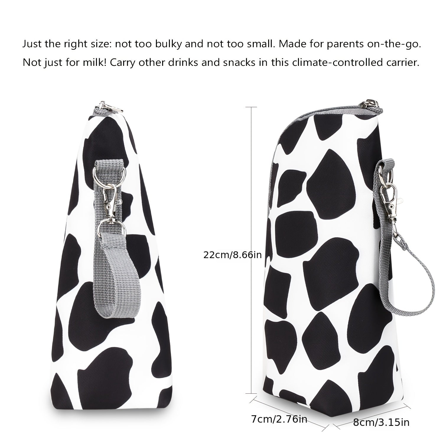 Portable Mommy Bag Aluminum Mold Insulated Baby Bottle Bag