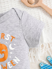 My First Halloween Pumpkin Onesie Bodysuit