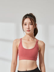 Criss Cross Sports Bra for Women