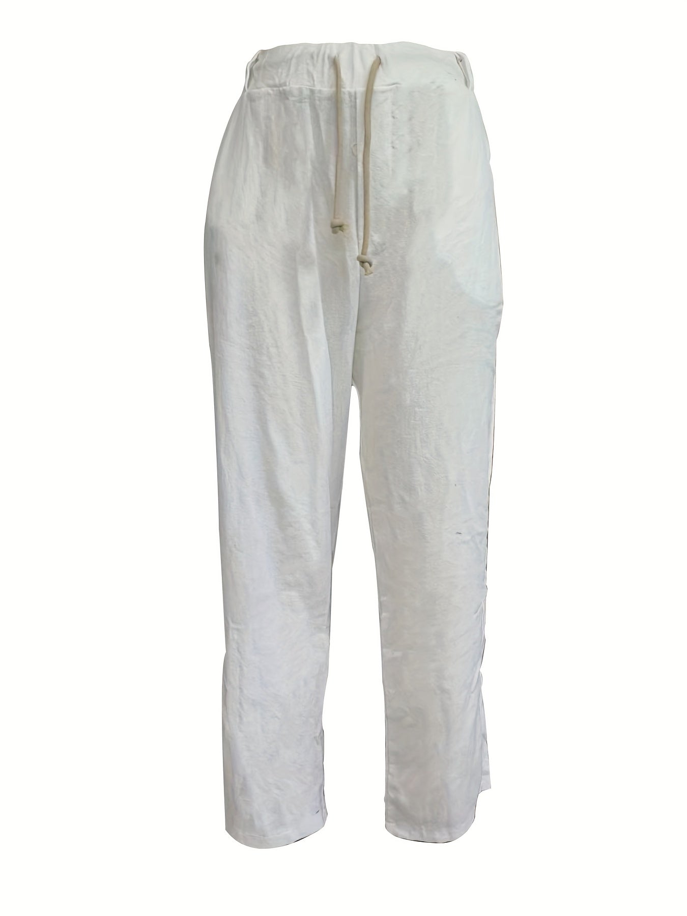Men's Solid Drawstring Sweatpants With Pockets