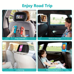 2 Pack Headrest Tablet Holder for iPad Car Back Seat Mount for 11-32" Devices