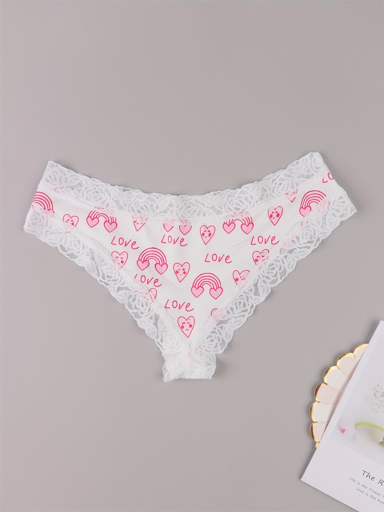 3 Pack Plus Size Panties Set Low Waisted Bikini Panties 3pcs Set