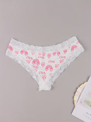 3 Pack Plus Size Panties Set Low Waisted Bikini Panties 3pcs Set