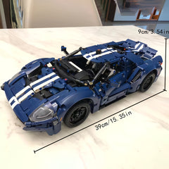 1466pcs Classic Sports Car Building Block Puzzle Assembly Racing Collection Toy