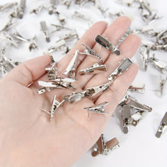 30pcs Mini Metal Clips Christmas Tree Flower Ornaments Xmas Wreath Decor