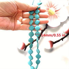25pcs Natural Turquoise Stone Beads DIY Beads Handcraft Jewelry Gift