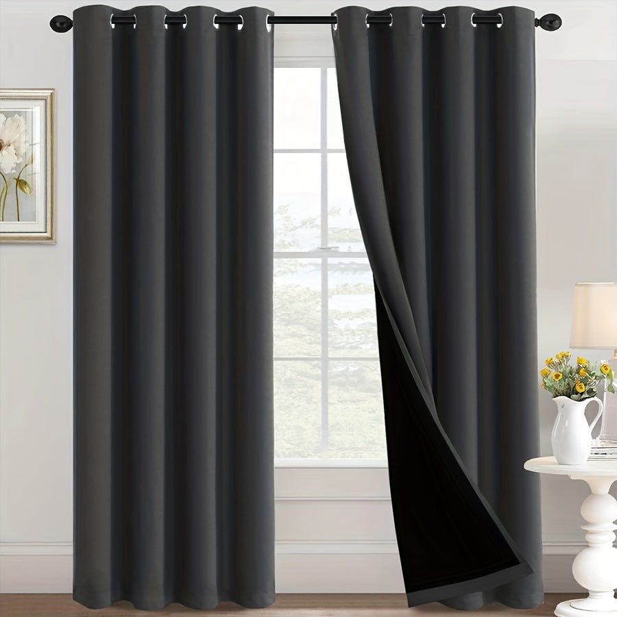 Polyester Rod Pocket Curtain for Bedroom Balcony