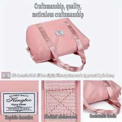Large Capacity Travel Duffle Bag Women's Carry On Gym Weekender