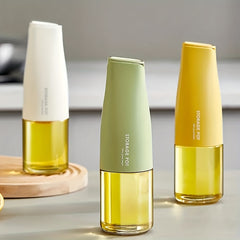 Leak-proof Glass Dispenser Bottle 16.9oz 500ml for Seasoning Vinegar Condiments