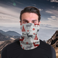 3PCS Christmas Seamless Polyester Cycling Fishing Face Mask