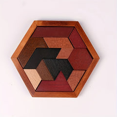 Wooden Octagonal Puzzle Toy for Family Interaction