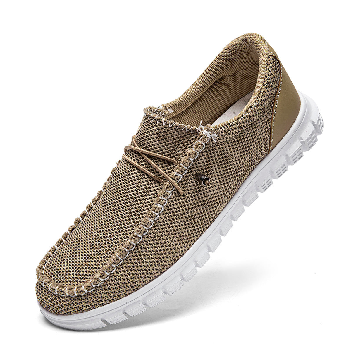 Men's Vintage Style Loafer Shoes Solid Slip On