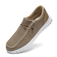 Men's Vintage Style Loafer Shoes Solid Slip On