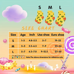 12pairs Kids Anti-Skid Breathable Sports Socks