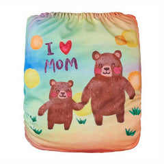 Print Pocket Reusable Cloth Diaper for Baby - Diaper with Inserts