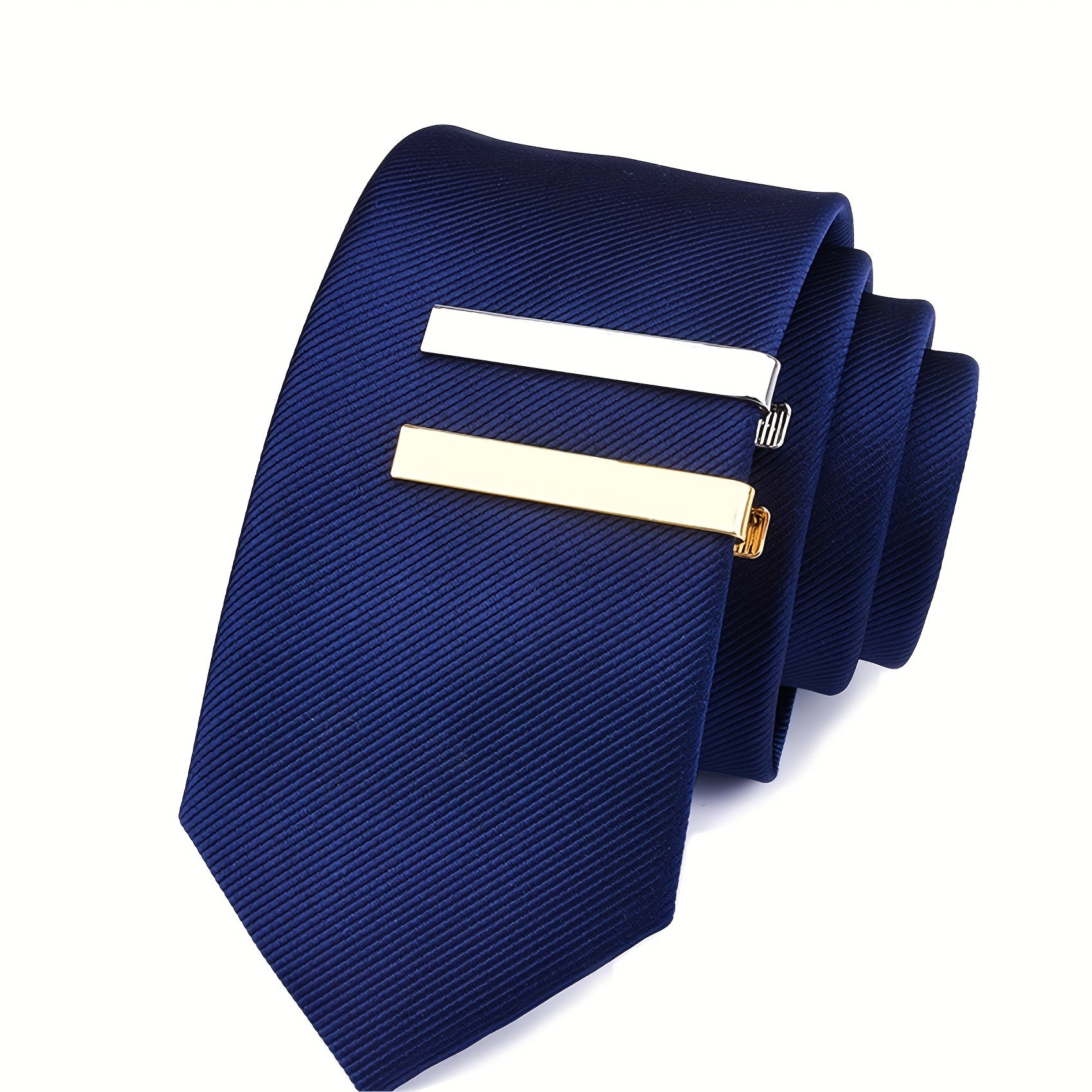 Classic Silver Tie Clip for Men