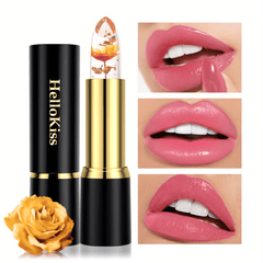 Nourishing Flower Jelly Lipstick Temperature Changing Smudge Proof