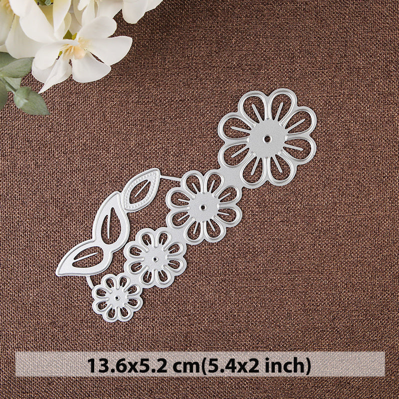 Flowers Leaves Metal Cutting Dies Decorative Embossing Stencils