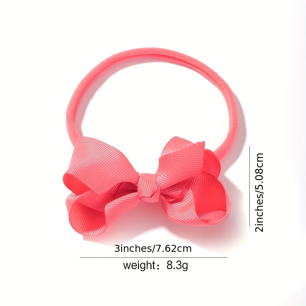 6pcs Bow Headband Hair Accessories for Baby Girls