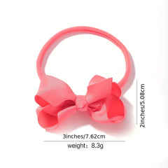 6pcs Bow Headband Hair Accessories for Baby Girls