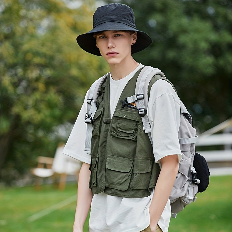 Unisex Quick Drying Sunshade Bucket Hat for Outdoor Mountaineering