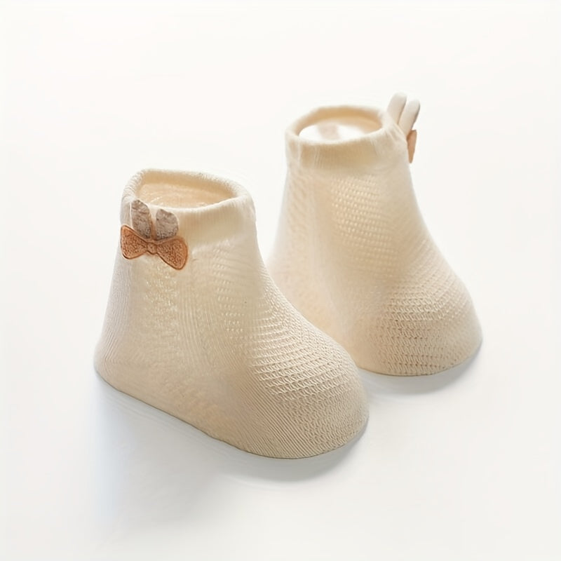 Baby Girls Cotton Socks Mesh Breathable Comfortable Casual Socks