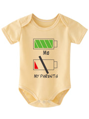 Baby Boys Graphic Short Sleeve Bodysuit for Summer