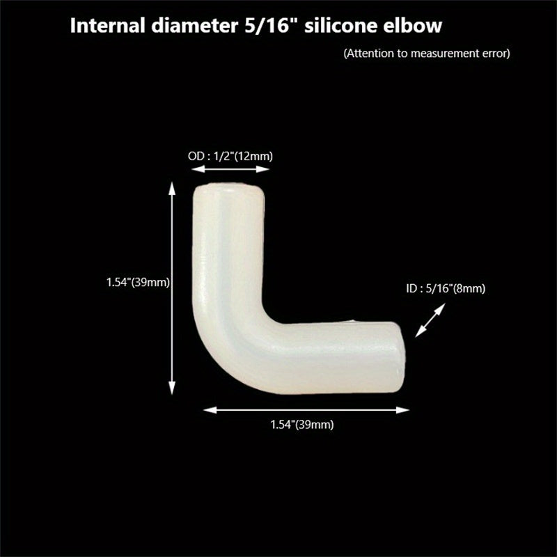 Silicone Elbow Soft Joint Hard Pipe Soft Connection Elastic Rubber Hose Coupling