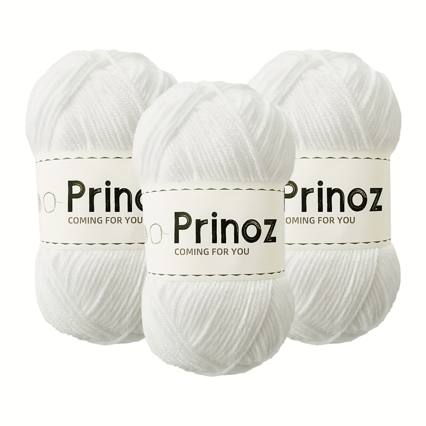 3pcs 100 Acrylic Yarn 4 Strands Solid Yarn Crocheting Knitting DIY 50g