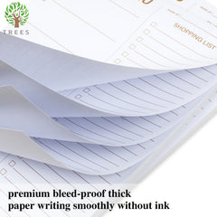 Meal Planner Notepad for Refrigerator - 52 Sheets Magnetic Organizer