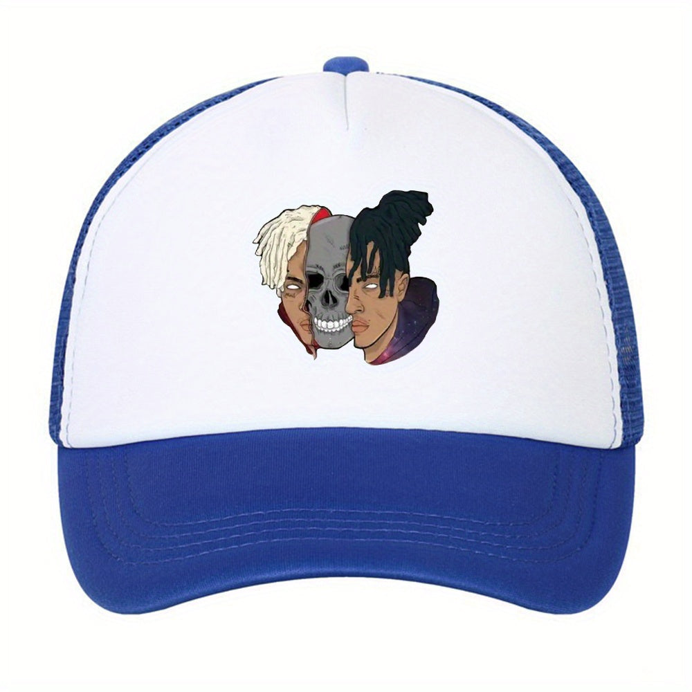 Unisex Mesh Sunshade Baseball Cap Pattern Outdoor Sport