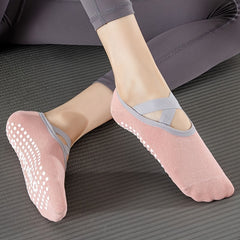 Women's Non Slip Yoga Pilates Training Socks