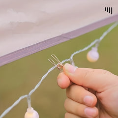 10pcs Outdoor Tent Mini Clip Non-slip Fixing Clamp for Wind Rope