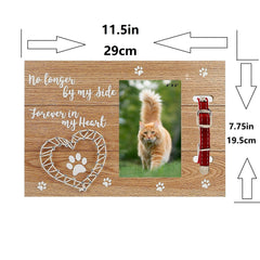 Furry Perfect Pet Memorial Frame with Collar