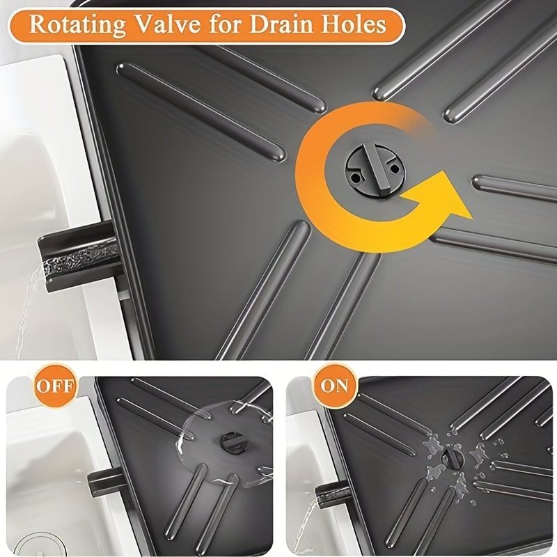 2 Tier Dish Drying Rack with Cup Holder