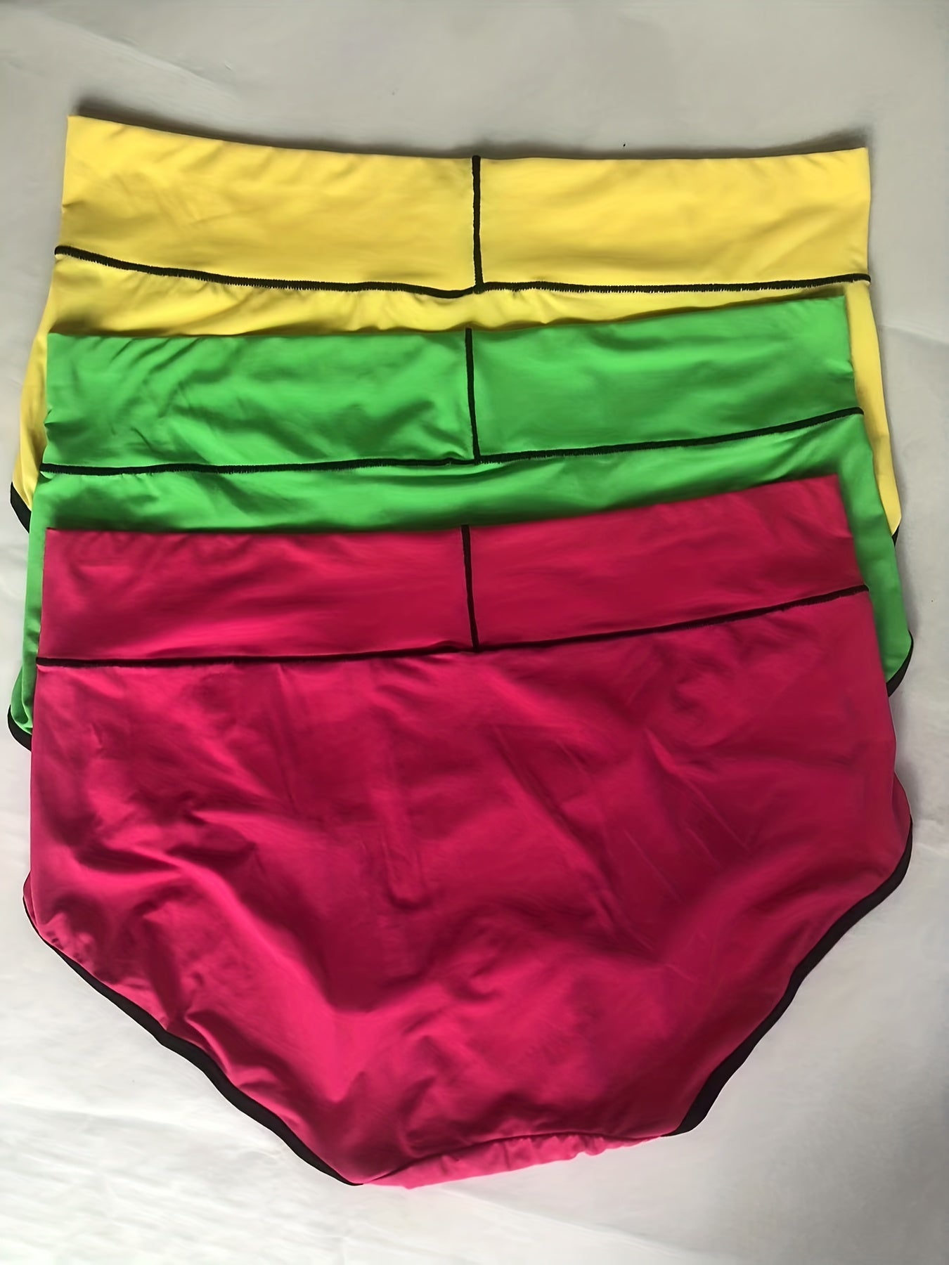 3 Pack Plus Size Panties Set High Waisted Full Coverage