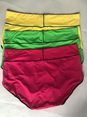 3 Pack Plus Size Panties Set High Waisted Full Coverage