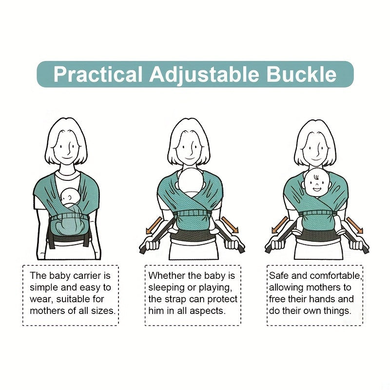 Baby Wrap Carrier Slings Easy To Wear Infant Carrier Sling