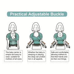 Baby Wrap Carrier Slings Easy To Wear Infant Carrier Sling