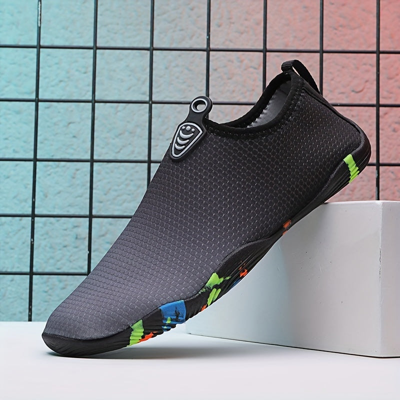 Men's Quick Drying Water Shoes Lightweight Slip On Beach Aqua Socks