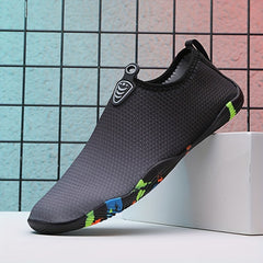 Men's Quick Drying Water Shoes Lightweight Slip On Beach Aqua Socks