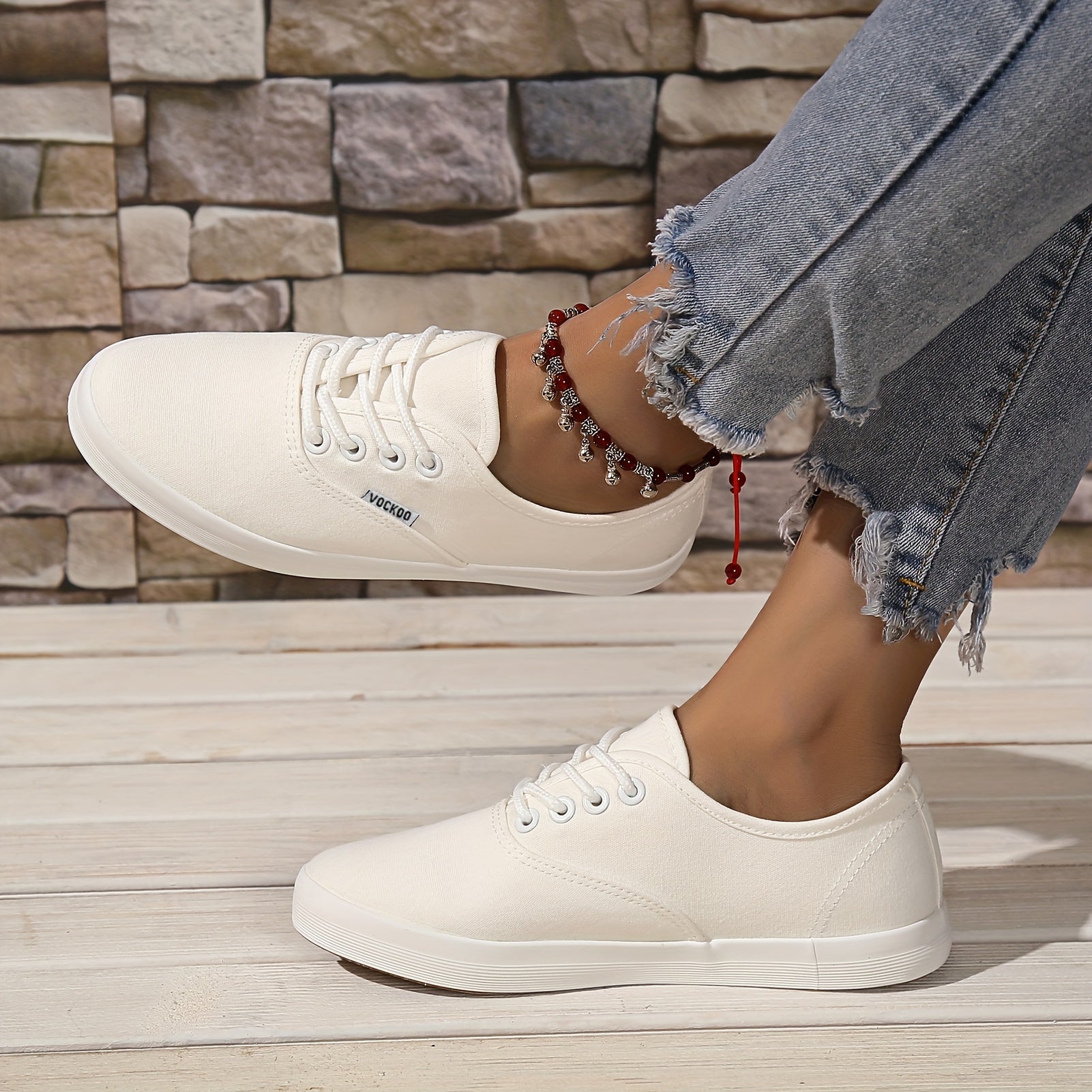 Women's Lightweight Lace-up Running Shoes Outdoor Sporty Flats
