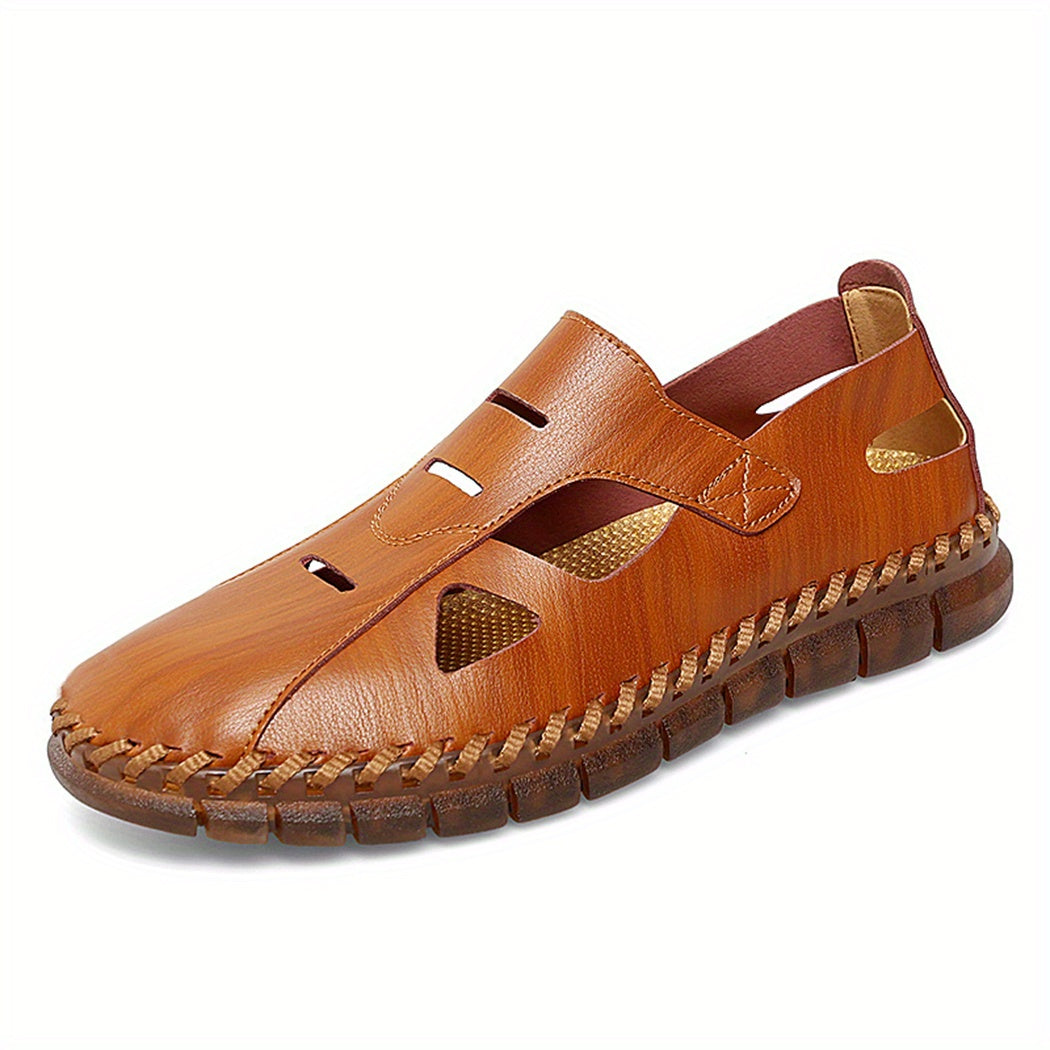 Men's Closed Toe Superfine Fiber Outdoor Casual Sandals