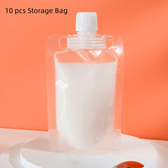 10pcs 100ML Storage Bag Pour Spout Sealed Leak Proof Food Cereals Beans