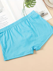 10pcs Boys Boxer Briefs Elastic Waist Comfortable Breathable Kids Clothes