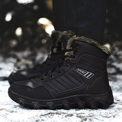 Men's Winter Waterproof Snow Boots for Hiking Climbing