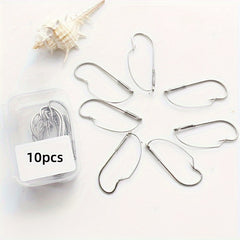 10pcs Weedless Fishing Hooks Carbon Steel Single Hook Soft Worm Bait
