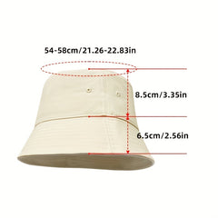 Bucket Hat Mens Womens Spring Summer Casual Large Brim Sun Protection Hat
