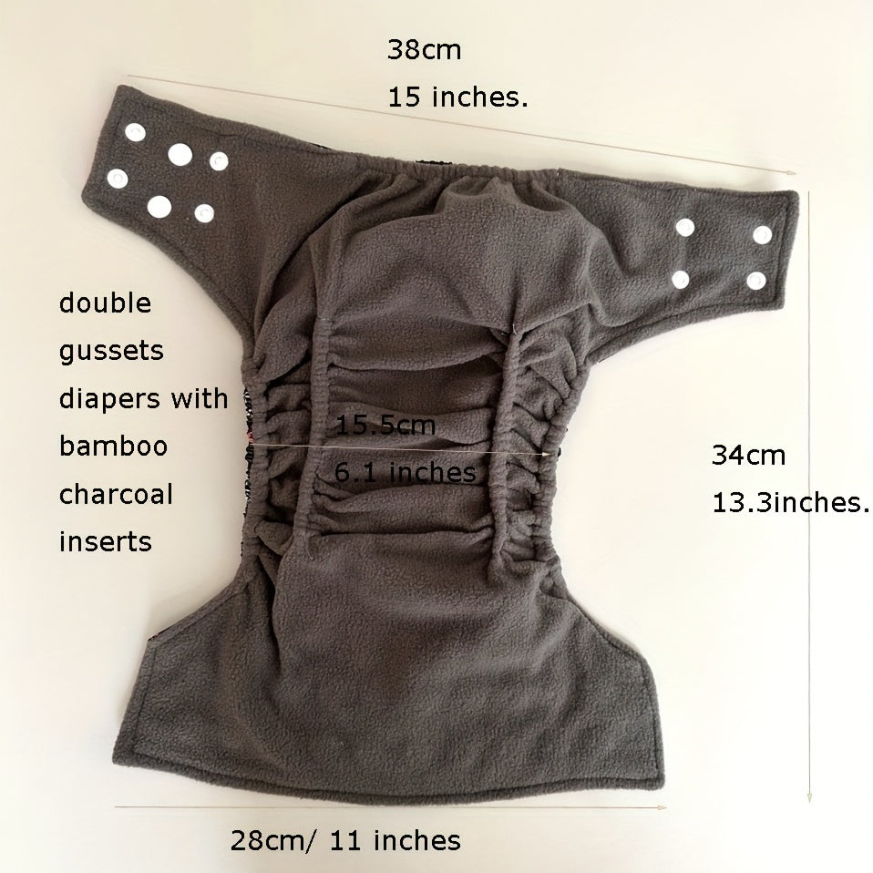 Washable Cloth Diapers Reusable Absorbent Baby Cloth Diaper Nappy