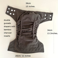 Washable Cloth Diapers Reusable Absorbent Baby Cloth Diaper Nappy